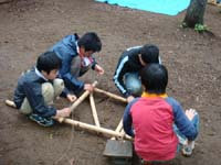 市川６団ボーイ隊工作